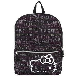 NWT SANRIO HELLO KITTY Vintage Black Script Kitty Logo Backpack. Size OS.